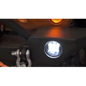 2X FAROS DE LUZ DE NIEBLA 4'' Pulgadas 6500K Blanco Frio para JEEP WRANGLER JK, CANBUS NO ERRORES, NO MODIFICACIONES IP67