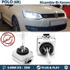 2x Bombillas Bi-Xenon D3S de Repuesto para VOLKSWAGEN POLO (6R) Luz 6.000K Blanco Frio Lámpara 35W 2x Bombillas Bi-Xenon D3S de Repuesto para VOLKSWAGEN POLO (6R) Luz 6.000K Blanco Frio Lámpara 35W