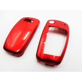 Cover RIGIDA Rosso Metalizzato, GUSCIO per Chiave Audi Q3 (8U - F3), Copertura Protezione Telecomando in ABS Termico