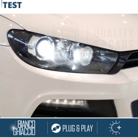 Coppia Lampadine di Ricambio Bi-Xenon D1S per VOLKSWAGEN SCIROCCO 3 08-14 Luci Bianco Ghiaccio 6000K 35W