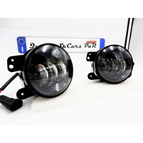 2X FAROS DE LUZ DE NIEBLA 4'' Pulgadas 6500K Blanco Frio para JEEP WRANGLER JK, CANBUS NO ERRORES, NO MODIFICACIONES IP67