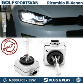 2x Bombillas Bi-Xenon D3S de Repuesto para VOLKSWAGEN GOLF SPORTSVAN Luz 6.000K Blanco Frio Lámpara 35W 2x Bombillas Bi-Xenon D3S de Repuesto para VOLKSWAGEN GOLF SPORTSVAN Luz 6.000K Blanco Frio Lámpara 35W