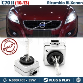 2x Bombillas Bi-Xenon D3S de Repuesto para VOLVO C70 2 10-13 Luz 6.000K Blanco Frio Lámpara 35W