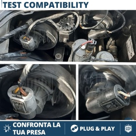 2x ADATTATORI BLOCCAGGIO PORTALAMPADA PER BMW SERIE 3 E46 montaggio KIT LED H7 / Xenon
