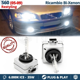 2x Bombillas Bi-Xenon D1S de Repuesto para VOLVO S60 1 CON LUCES DE CURVA Luz 6.000K Blanco Frio Lámpara 35W
