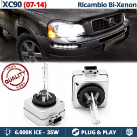 2x Bombillas Bi-Xenon D1S de Repuesto para VOLVO XC90 1 CON LUCES DE CURVA Luz 6.000K Blanco Frio Lámpara 35W