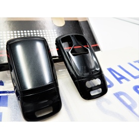 Funda Rígida Llave Mando NEGRO metalizado para Audi TT III (8S) Carcasa Protectora en Abs Térmico