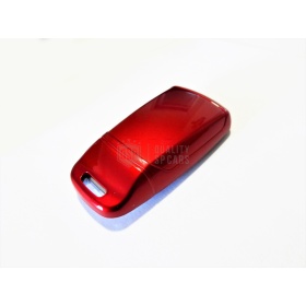 Cover Rigida Rosso Metallizzato, Guscio per Chiave Audi A5 (B9/8W6), Copertura Protezione Telecomando in ABS Termico