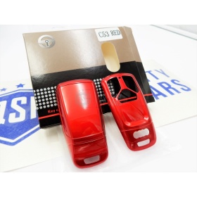 Cover Rigida Rosso Metallizzato, Guscio per Chiave Audi A5 (B9/8W6), Copertura Protezione Telecomando in ABS Termico