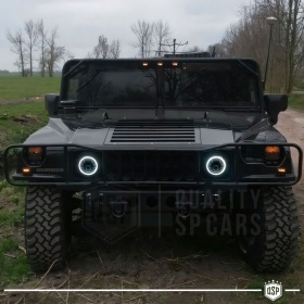FAROS LED Angel Eyes para HUMMER H1 H2, Luz Blanca 6500K | APROBADO