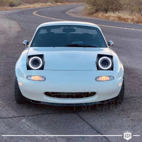 FAROS LED Angel Eyes para MAZDA MX-5 1 (NA), Luz Blanca 6500K | APROBADO