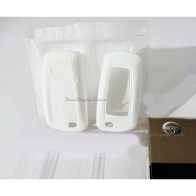 Funda Rígida Llave Mando Blanco para Bmw X3 (F25) Carcasa Protectora en Abs Térmico