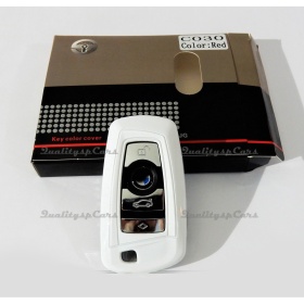 Funda Rígida Llave Mando Blanco para Bmw X3 (F25) Carcasa Protectora en Abs Térmico