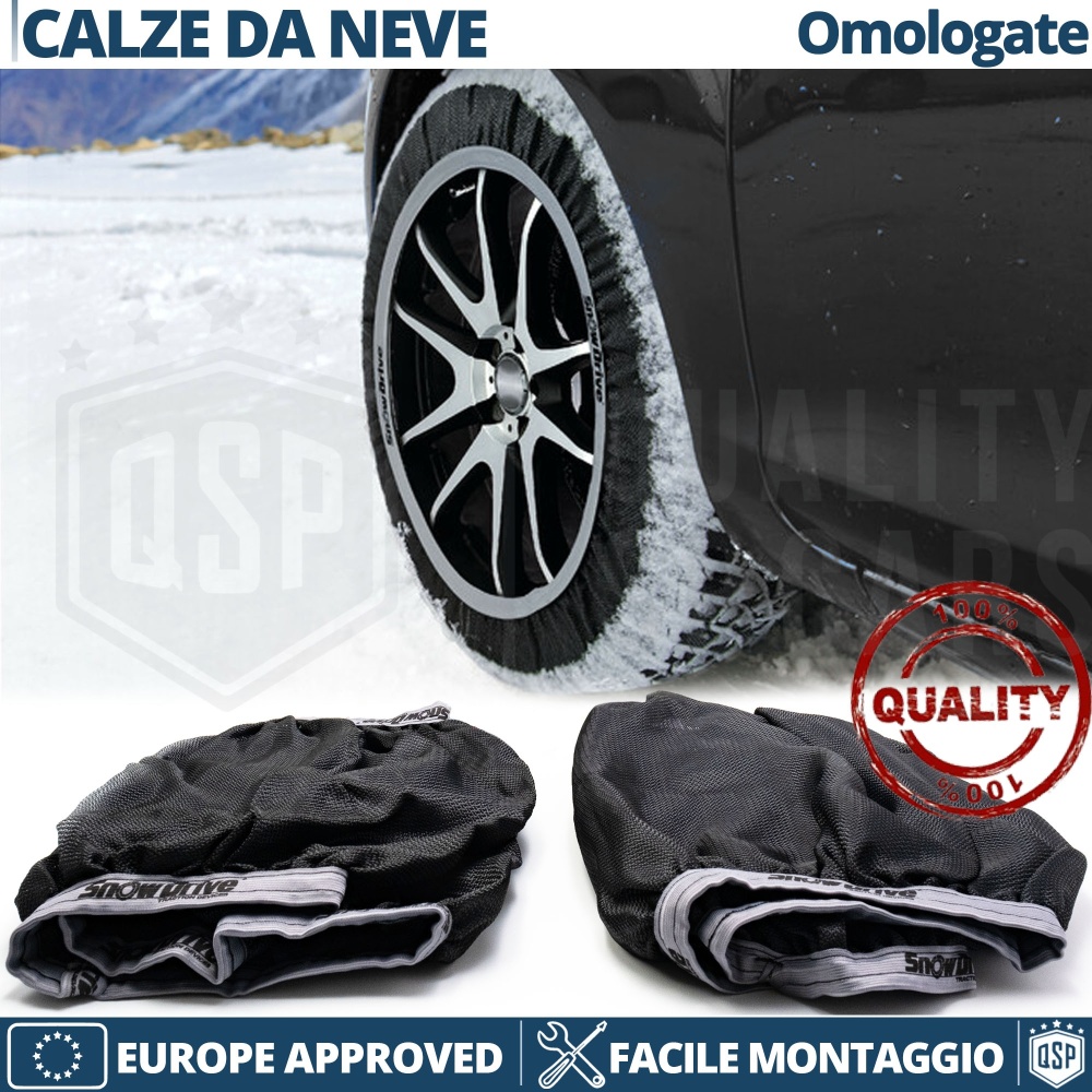 Calcetines de Nieve para Seat Marbella, HOMOLOGADOS para Italia y Europa | Alternativa a Cadenas