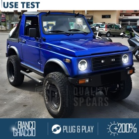 FAROS LED Angel Eyes para SUZUKI JIMNY, Luz Blanca 6500K | APROBADO