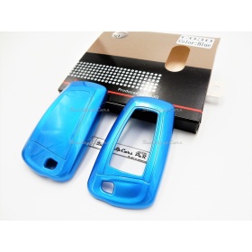 Funda Rígida Llave Mando Azul metalizado para Bmw SERIE 4 (F32/F33/F36) Carcasa Protectora en Abs Térmico