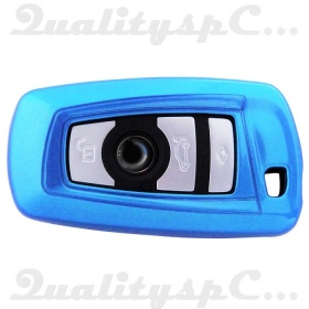Funda Rígida Llave Mando Azul metalizado para Bmw SERIE 4 (F32/F33/F36) Carcasa Protectora en Abs Térmico