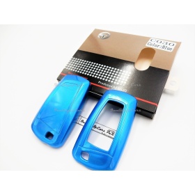 Funda Rígida Llave Mando Azul metalizado para Bmw SERIE 4 (F32/F33/F36) Carcasa Protectora en Abs Térmico
