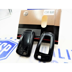 Funda Rígida Llave Mando Negro metalizado para Bmw SERIE 3 (F30/F31) Carcasa Protectora en Abs Térmico