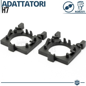 2 ADAPTERS BULBS HOLDER FOR LOW BEAM FORD TO INSTALL LED KIT H7 / xenon