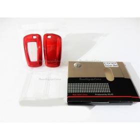 Metallic Red Hard Remote Key Cover for Bmw SERIES 1 (F20/F21) PROTECTOR Shell Case in Thermal Abs