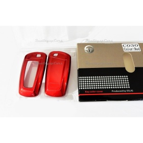 Metallic Red Hard Remote Key Cover for Bmw SERIES 1 (F20/F21) PROTECTOR Shell Case in Thermal Abs