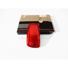 Metallic Red Hard Remote Key Cover for Bmw SERIES 1 (F20/F21) PROTECTOR Shell Case in Thermal Abs