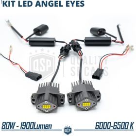 ANGEL EYES LED Para BMW SERIE 3 E90 E91 (05-08) CON XENON | Luz Blanca 80W | CANbus NO ERROR