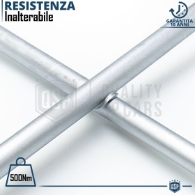 Professional CROSS KEY Suitable for for LANCIA Wheels | in Hardened STEEL | Bolts 17 - 19 - 21 - 23