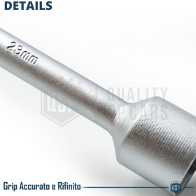Professional CROSS KEY Suitable for for LANCIA Wheels | in Hardened STEEL | Bolts 17 - 19 - 21 - 23