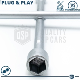 Professional CROSS KEY Suitable for for LANCIA Wheels | in Hardened STEEL | Bolts 17 - 19 - 21 - 23