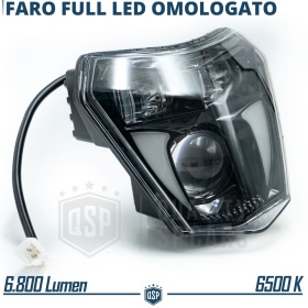 FARO LED para Motocicletas KTM APROBADO Uso Calle | POTENTE Luz Blanca 6500K | Plug & Play