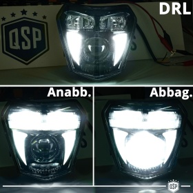 FARO LED para Motocicletas KTM APROBADO Uso Calle | POTENTE Luz Blanca 6500K | Plug & Play