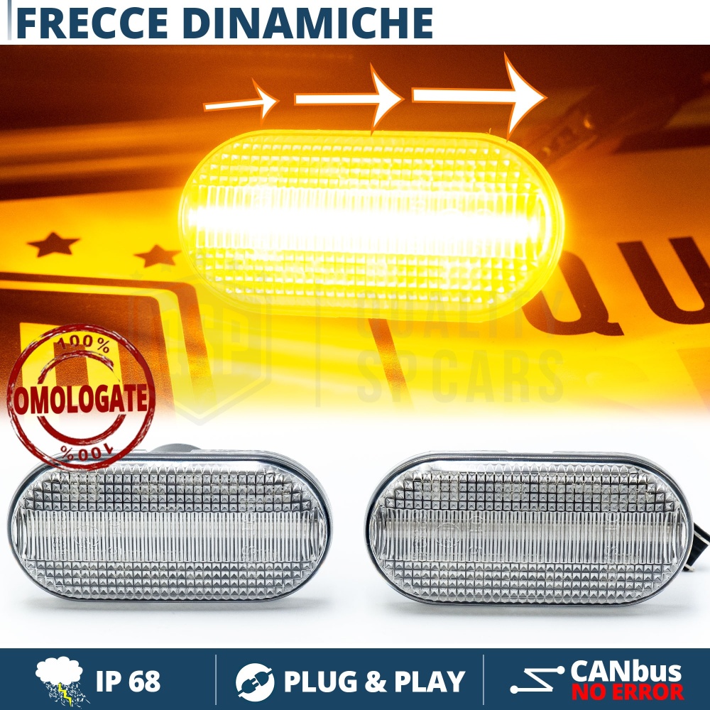 X2 Intermitentes LED Secuenciales para RENAULT Homologados, CANbus No Error X2 Intermitentes LED Secuenciales para RENAULT Homologados, CANbus No Error