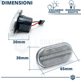 X2 Intermitentes LED Secuenciales para RENAULT Homologados, CANbus No Error