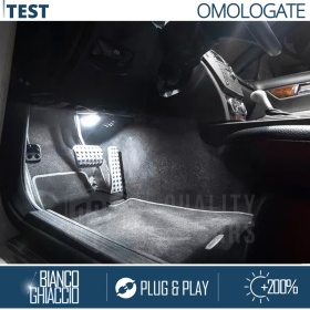 2 Luces de Pies LED para MERCEDES GL X166 | Luces Interiores Coche Luz BLANCAS | CANbus