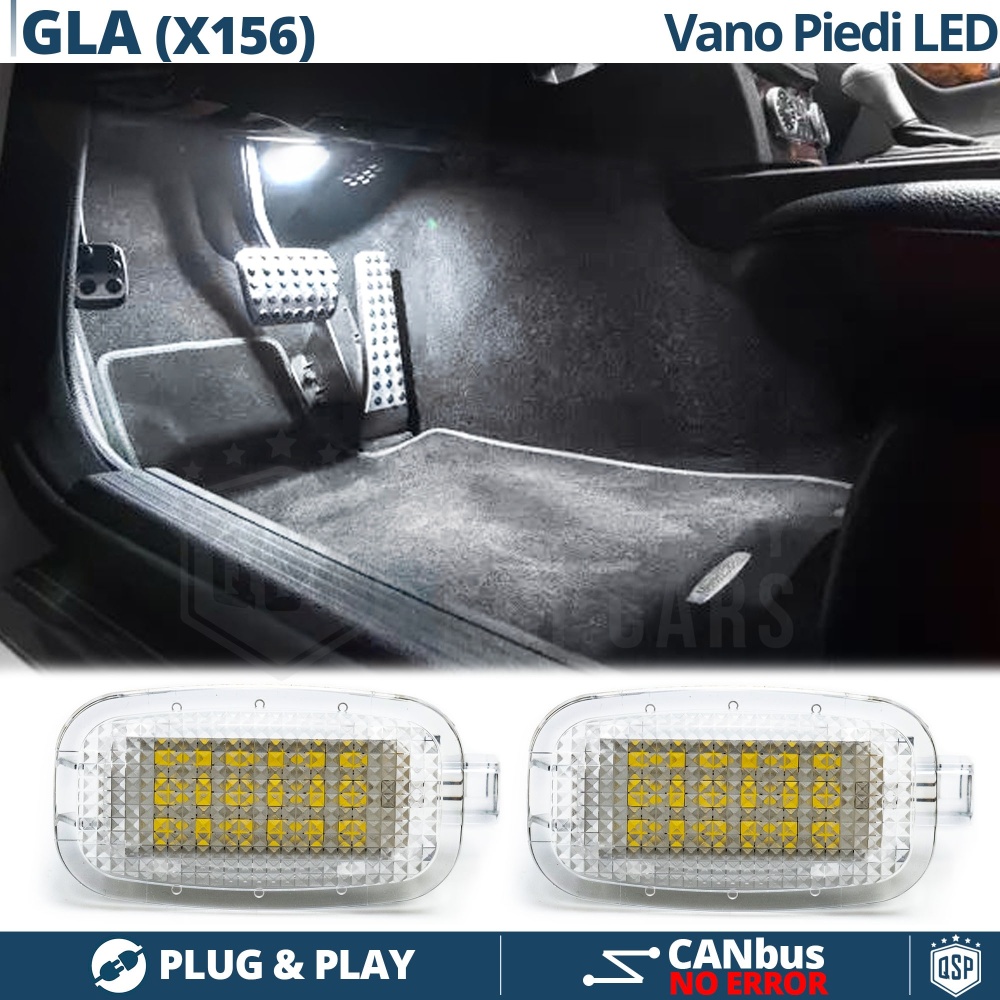 2 Luces de Pies LED para MERCEDES GLA X156 | Luces Interiores Coche Luz BLANCAS | CANbus 2 Luces de Pies LED para MERCEDES GLA X156 | Luces Interiores Coche Luz BLANCAS | CANbus