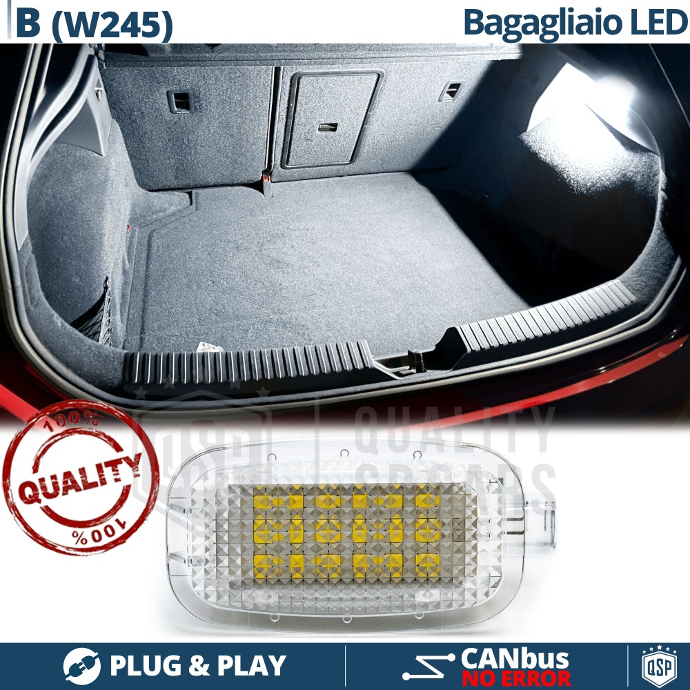 Luces de Maletero LED para MERCEDES CLASE B W245 | Luces Interiores Coche BLANCAS | CANbus Luces de Maletero LED para MERCEDES CLASE B W245 | Luces Interiores Coche BLANCAS | CANbus