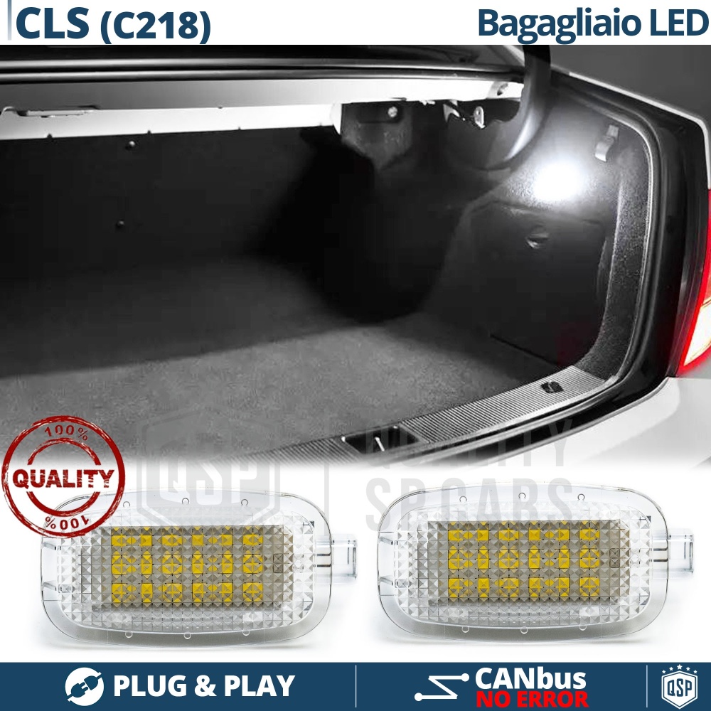 Luces de Maletero LED para MERCEDES CLS C218 | Luces Interiores Coche BLANCAS | CANbus Luces de Maletero LED para MERCEDES CLS C218 | Luces Interiores Coche BLANCAS | CANbus