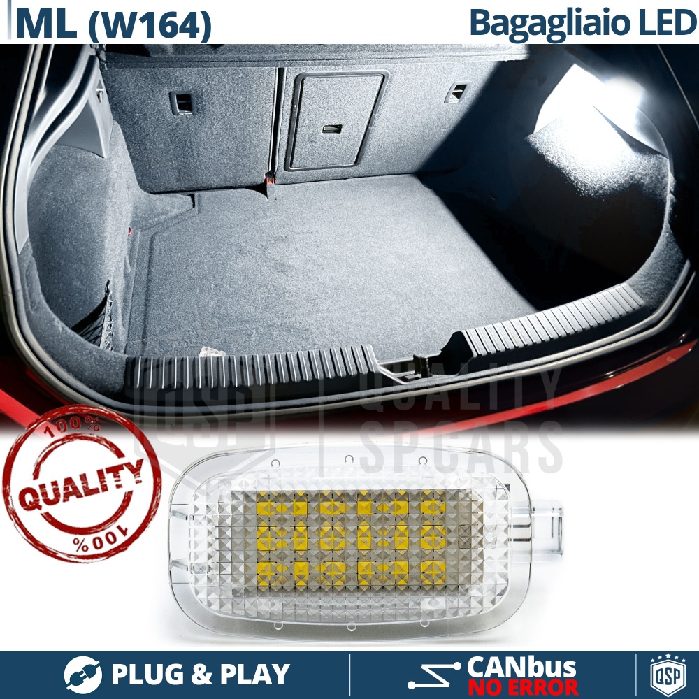 Luces de Maletero LED para MERCEDES ML W164 | Luces Interiores Coche BLANCAS | CANbus Luces de Maletero LED para MERCEDES ML W164 | Luces Interiores Coche BLANCAS | CANbus