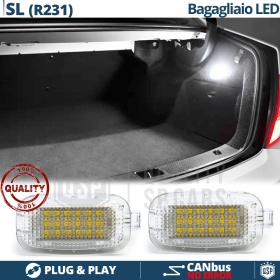 LED Rear Trunk Lights for MERCEDES SL R231 | Interior ICE White Lights | CANbus Error FREE