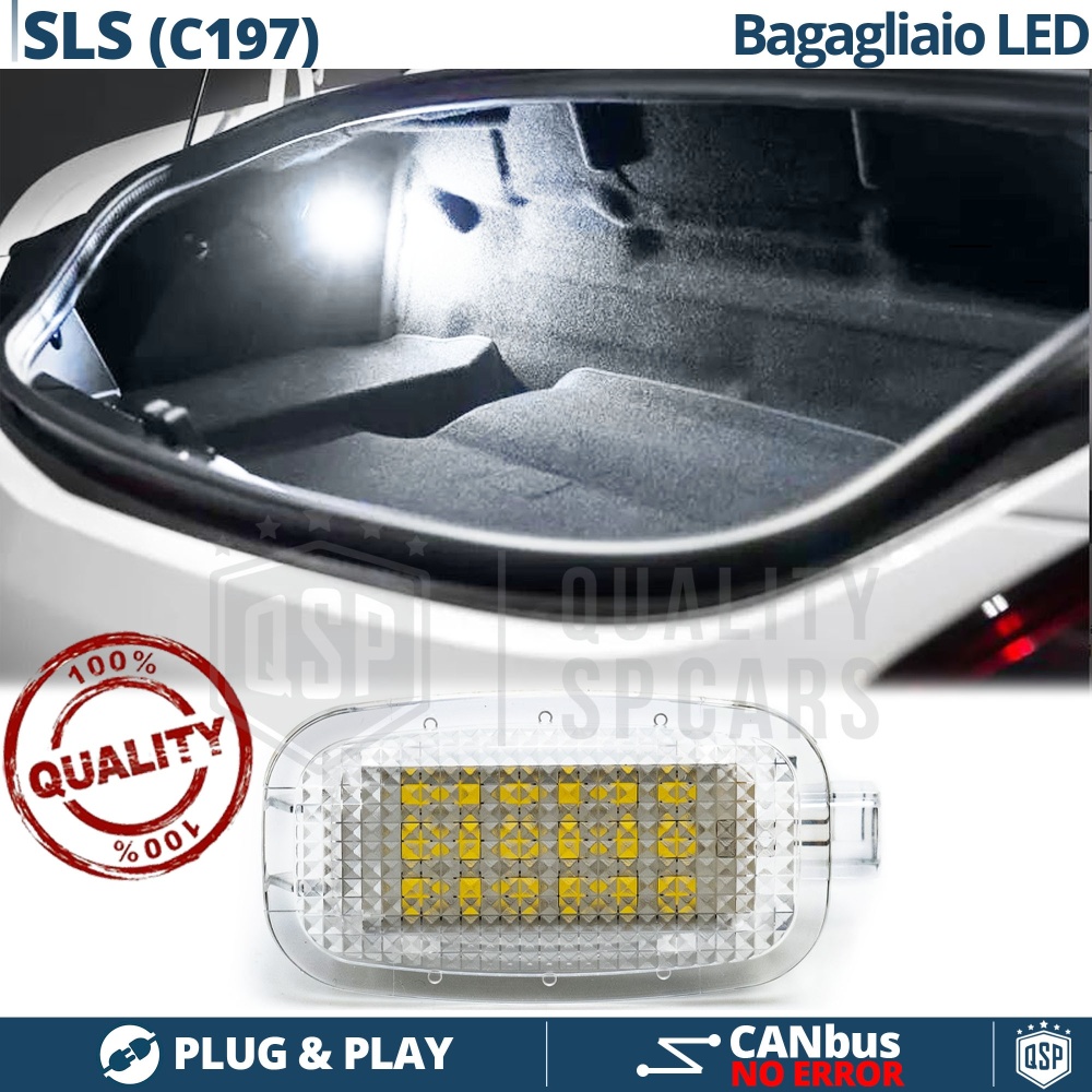 Luces de Maletero LED para MERCEDES SLS C197 | Luces Interiores Coche BLANCAS | CANbus Luces de Maletero LED para MERCEDES SLS C197 | Luces Interiores Coche BLANCAS | CANbus