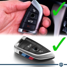Funda Rígida Llave Mando Rojo metalizado para Bmw Z4 (G29) Carcasa Protectora en Abs Térmico