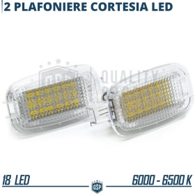 2 Luces LED Visera Parasol para MERCEDES CL C216 | Luces Interiores Coche BLANCAS | CANbus