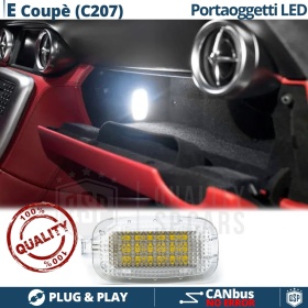 Luces de Guantera LED para MERCEDES CLASE E COUPE C207 | Luces Interiores Coche BLANCAS | CANbus
