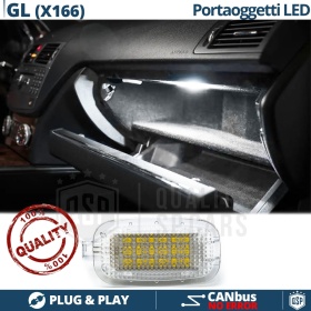 Luci LED Vano Portaoggetti Per MERCEDES GL X166 | Plafoniere LED Luci Interni Bianche POTENTI CANbus