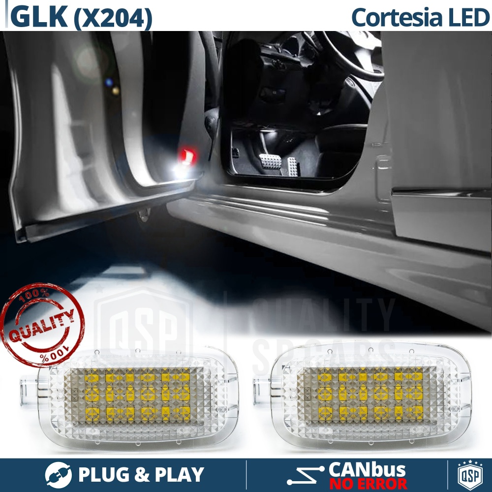 2 LED Höflichkeit Licht für MERCEDES GLK X204 | Led Deckenleuchten Weißes Eis 6500K | CANbus