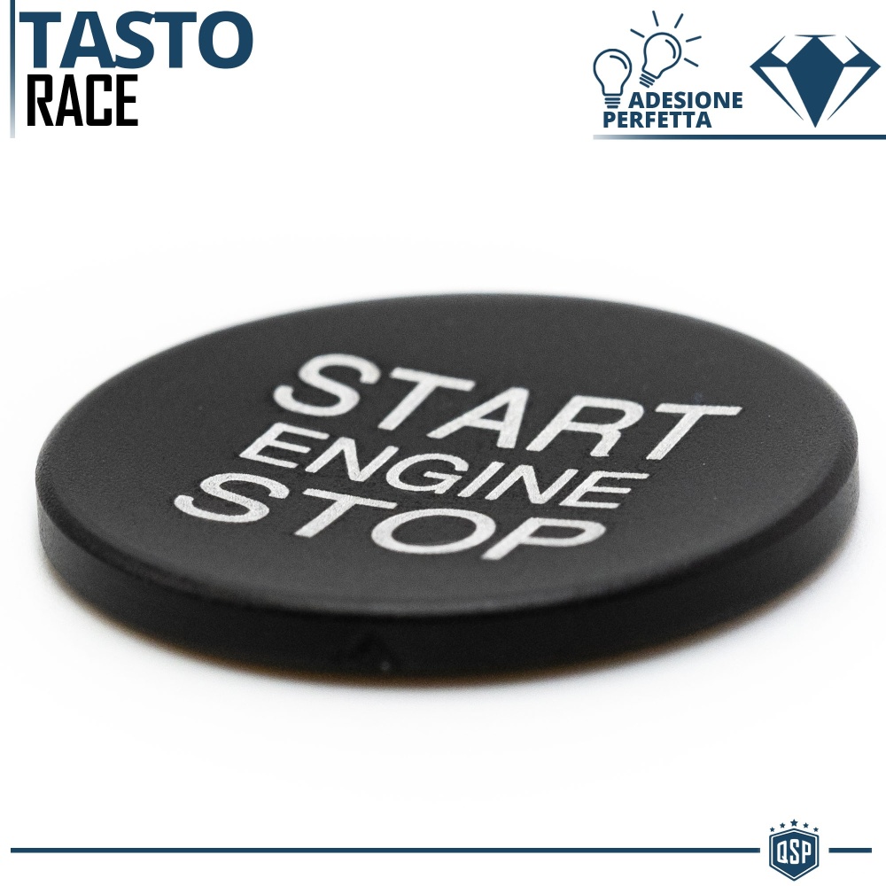Botón START STOP Adhesivo para Coches | Pulsador Arranque Motor en Aluminio NEGRO Botón START STOP Adhesivo para Coches | Pulsador Arranque Motor en Aluminio NEGRO
