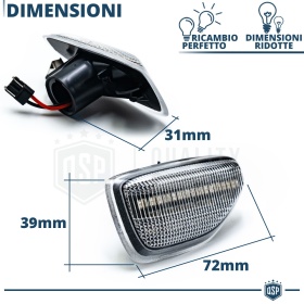 X2 Intermitentes LED Secuenciales para RENAULT Homologados, CANbus No Error