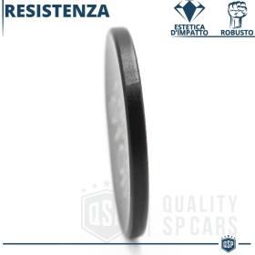 TASTO Start Stop NERO per Alfa Stelvio | Cover Adesiva Pulsante di Accensione Motore in ALLUMINIO